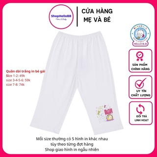 Quần dài in bé gái 1168 hello b&b | shophellobb