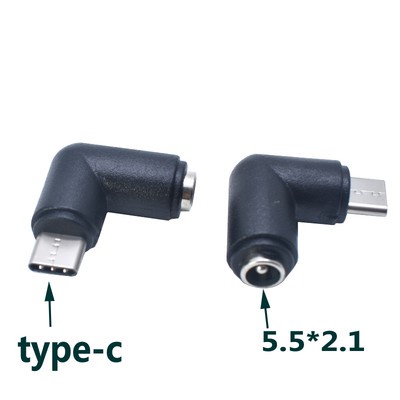 Đầu chuyển sạc 5.5x2.1mm ra Type-C