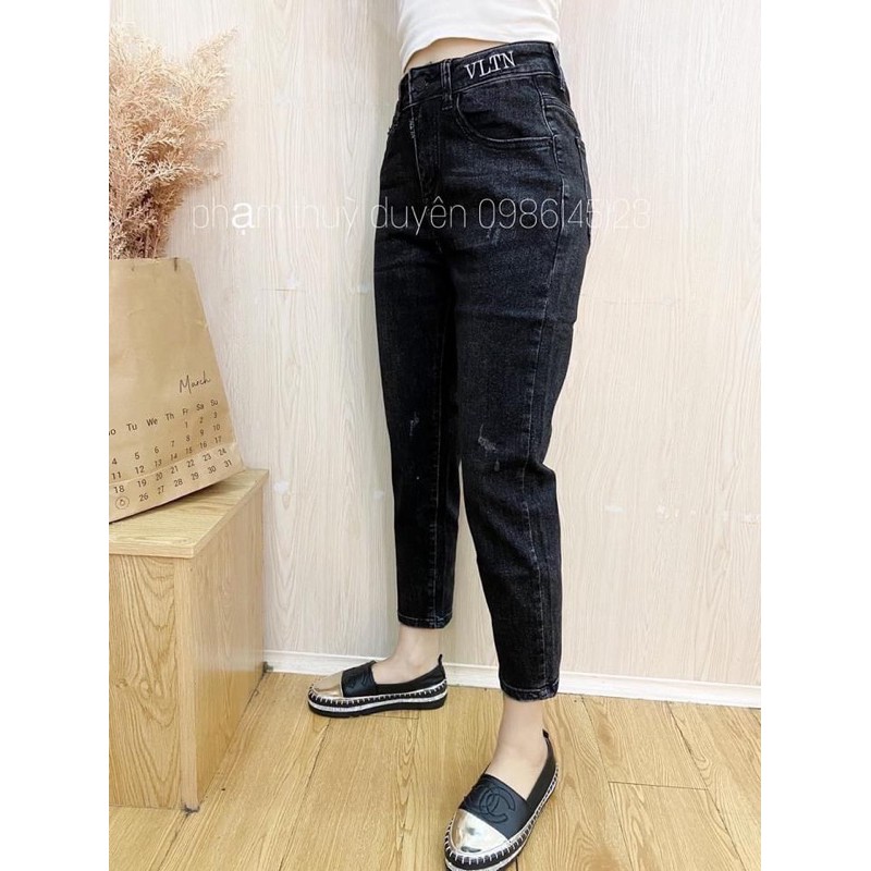 Quần baggy nữ, quần jean nữ bigsize 62-90kg vải co giãn 4 chiều