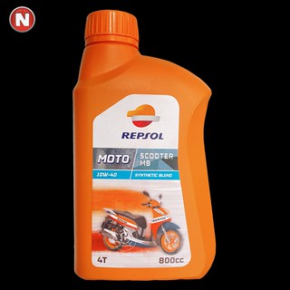 Nhớt REPSOL MOTO SCOOTER 10W40 dành cho xe tay ga - 800mL - API SL, JASO MB