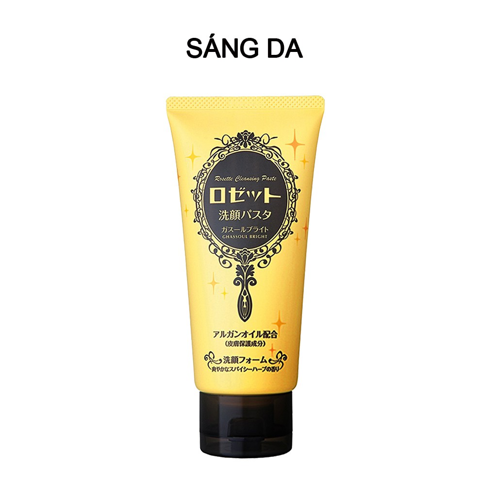 Sữa rửa mặt Rosette Cleansing Paste chiết xuất thiên nhiên nhiều công dụng 120g - HÀNG NỘI ĐỊA NHẬT