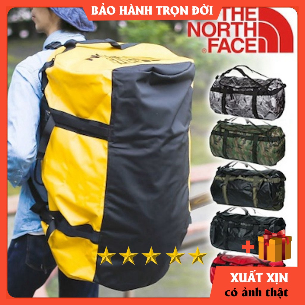 Túi Trống Du Lịch Thể Thao đa năng nam nữ size lớn The North Face Base Camp Duffel - Chống Nước, TT 71L, Độ Bền 10 năm