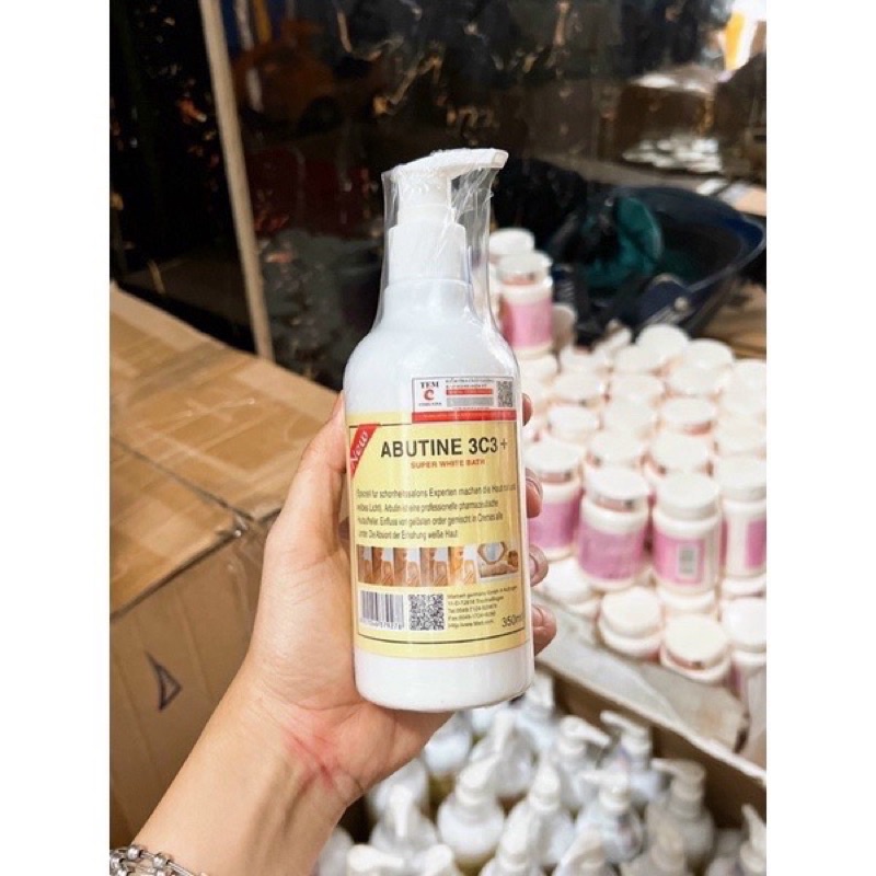 3c3 abu.tine-chai tăm trắng body cho da chai lì sau 7 ngày 330ml