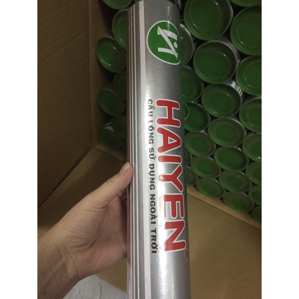 Ống cầu lông, Quả cầu lông Hải Yến Bạc 12 quả hàng Việt Nam chất lượng cao - Dungcusport