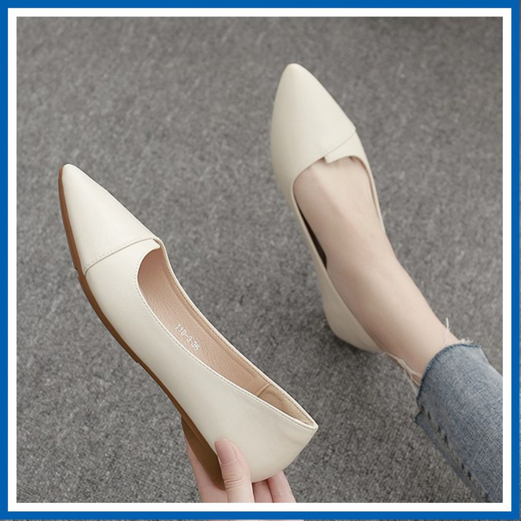 Free⚡Ship - Giày bệt nữ da mềm đẹp tinh tế MÃ B2