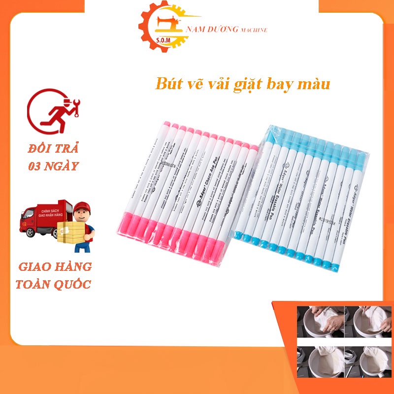 Bút Bay Màu Adger Chako Ace Pen &gt; Bút Vẻ Trên Vải Tự Bay sau giặt ủi &gt; Bút vẽ vải &gt; VĨ 12 CÂy