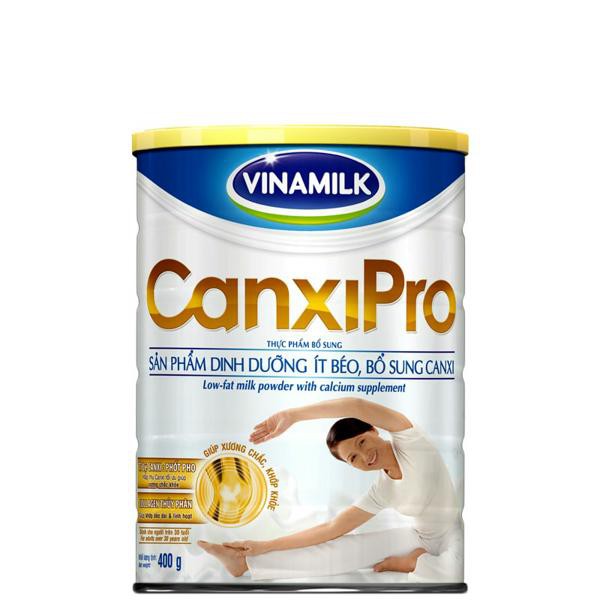 Sữa bột Vinamilk CanxiPro: Hộp 400g-900g