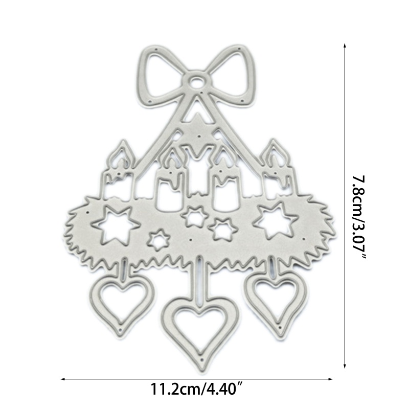 Khuôn Cắt Giấy Thép Carbon Trang Trí Hình Trái Tim