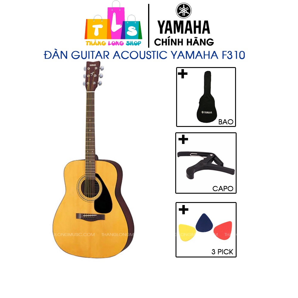 [Chính hãng] Đàn guitar Acoustic Yamaha F310 (Kèm phụ kiện)