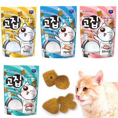 GOZIP 60g - Bánh thưởng cho mèo nhập khẩu từ Hàn Quốc