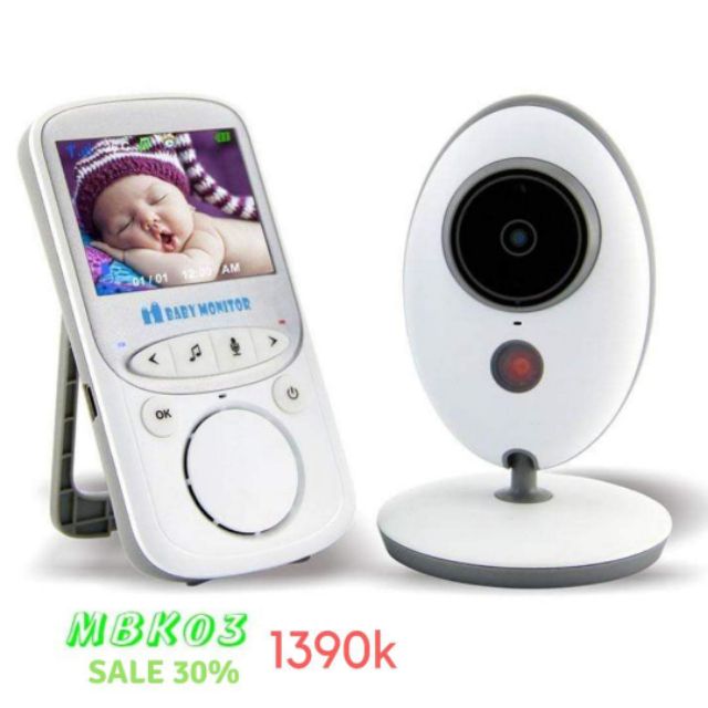 [tặng ngay voucher 50k] Máy báo khóc Corky Baby mbk03 siêu nét - camera giám sát không dây, tín hiệu bắt xa ổn đinh
