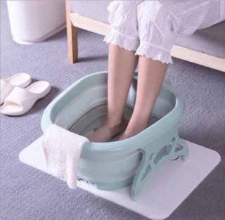 Chậu ngâm chân có con lăn massage gấp gọn