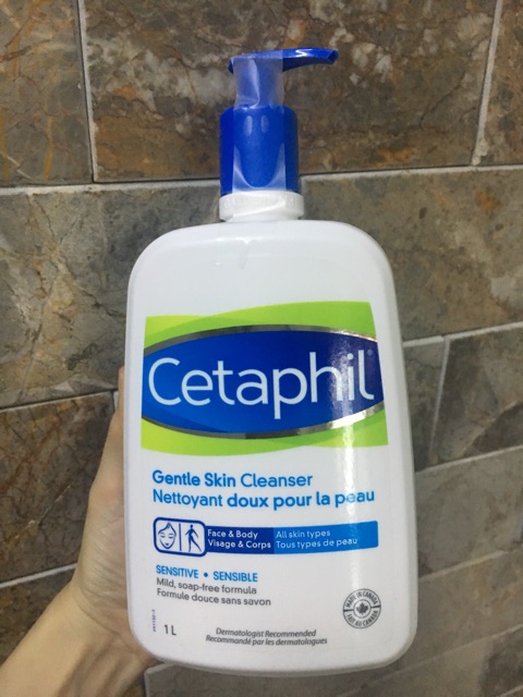 🌼 [Canada]Cetaphil Gentle Skin Cleanser 1lít ( dùng cho face & Body )