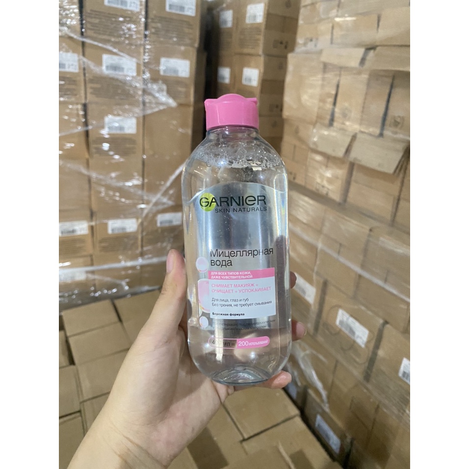 Nước tẩy trang Garnier Micellar 400ml của Nga | BigBuy360 - bigbuy360.vn
