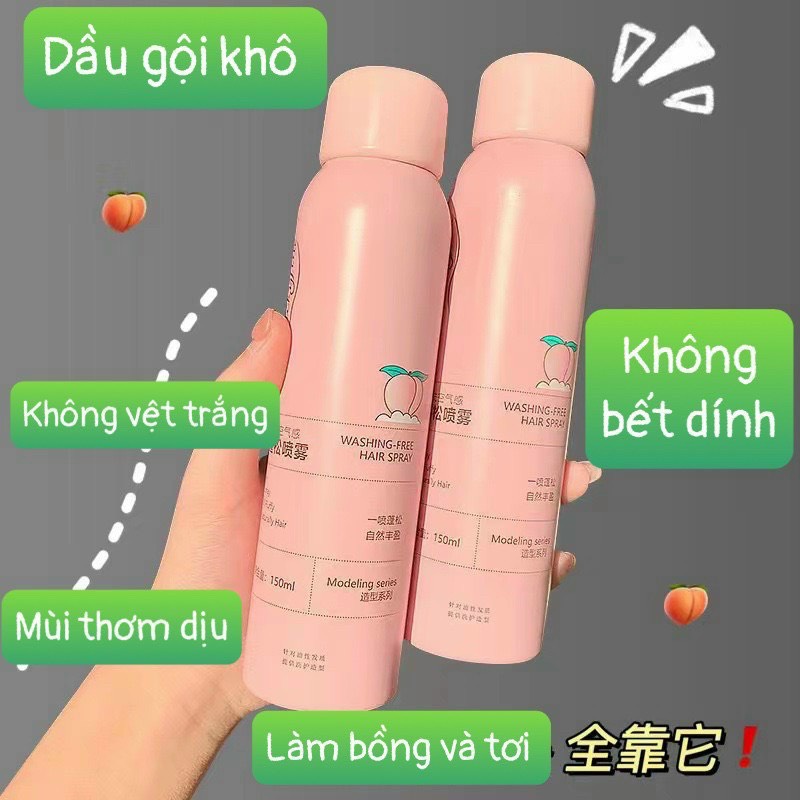 Dầu gội khô dạng xịt 150ml