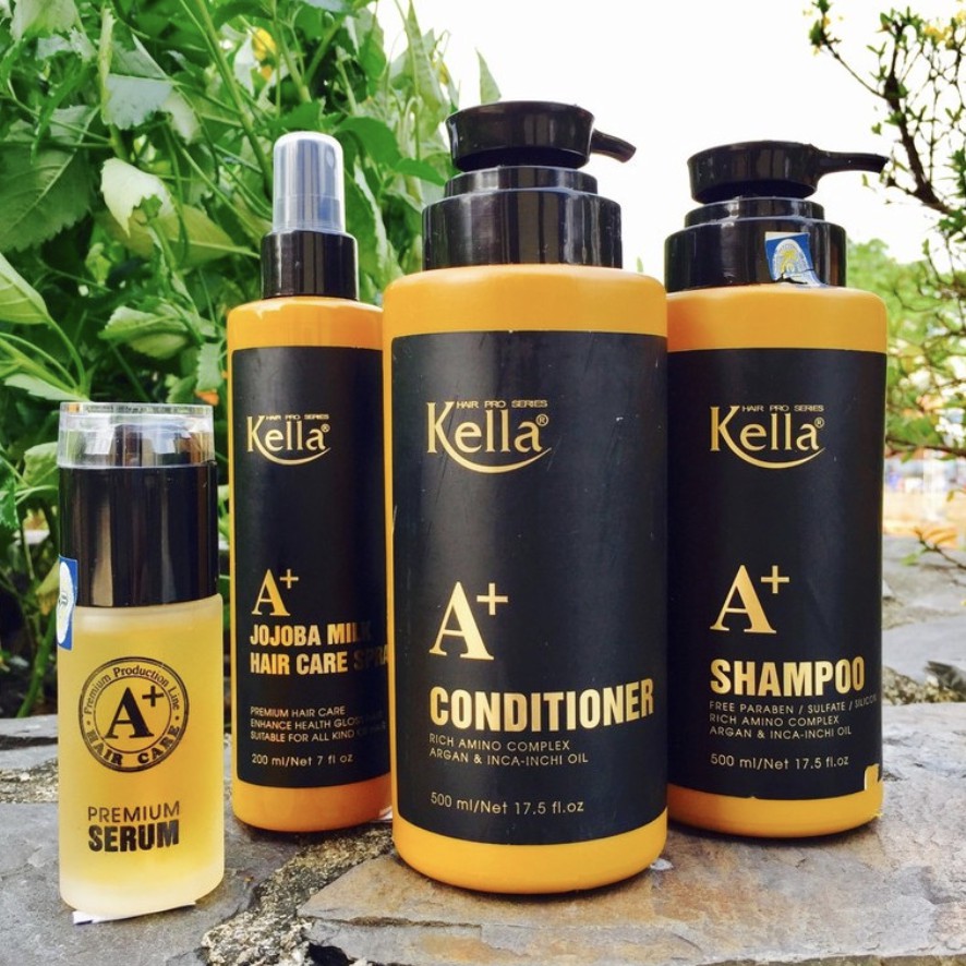 Combo phục hồi tóc đa năng Kella Argan Inca-Inchi 500ml