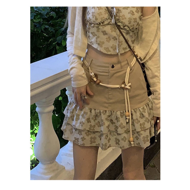 Bộ Áo Cardigan + Chân Váy Lưng Cao Thời Trang Mùa Hè Cho Nữ