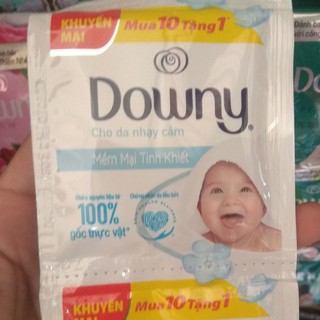 Nước xả vải Downy cho da nhạy cảm dây 10 gói 18 ml