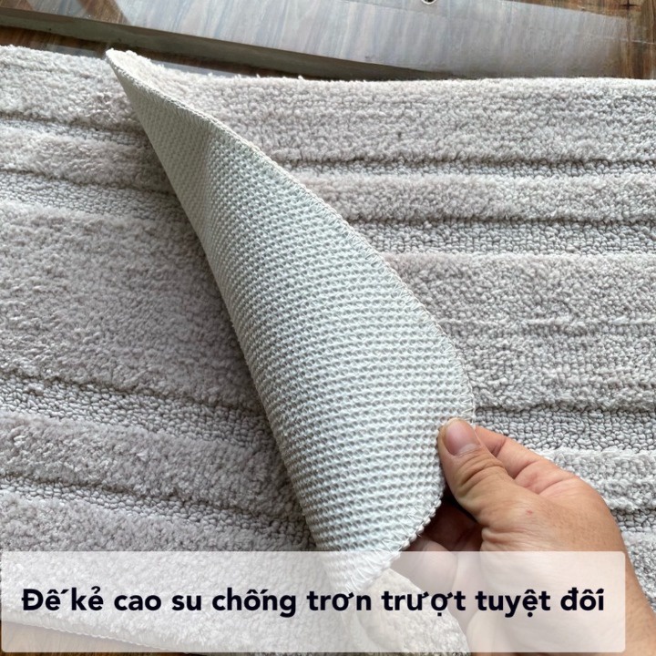 Thảm Chùi Chân Lông Cừu Châu Báu Bedding Thảm Lau Chân Trải Sàn Thấm Hút Cực Tốt