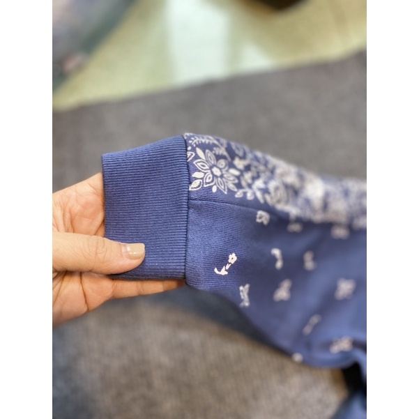 Áo nỉ gap dài tay xuất xịn cho bé gái size 4/5y-6/7y