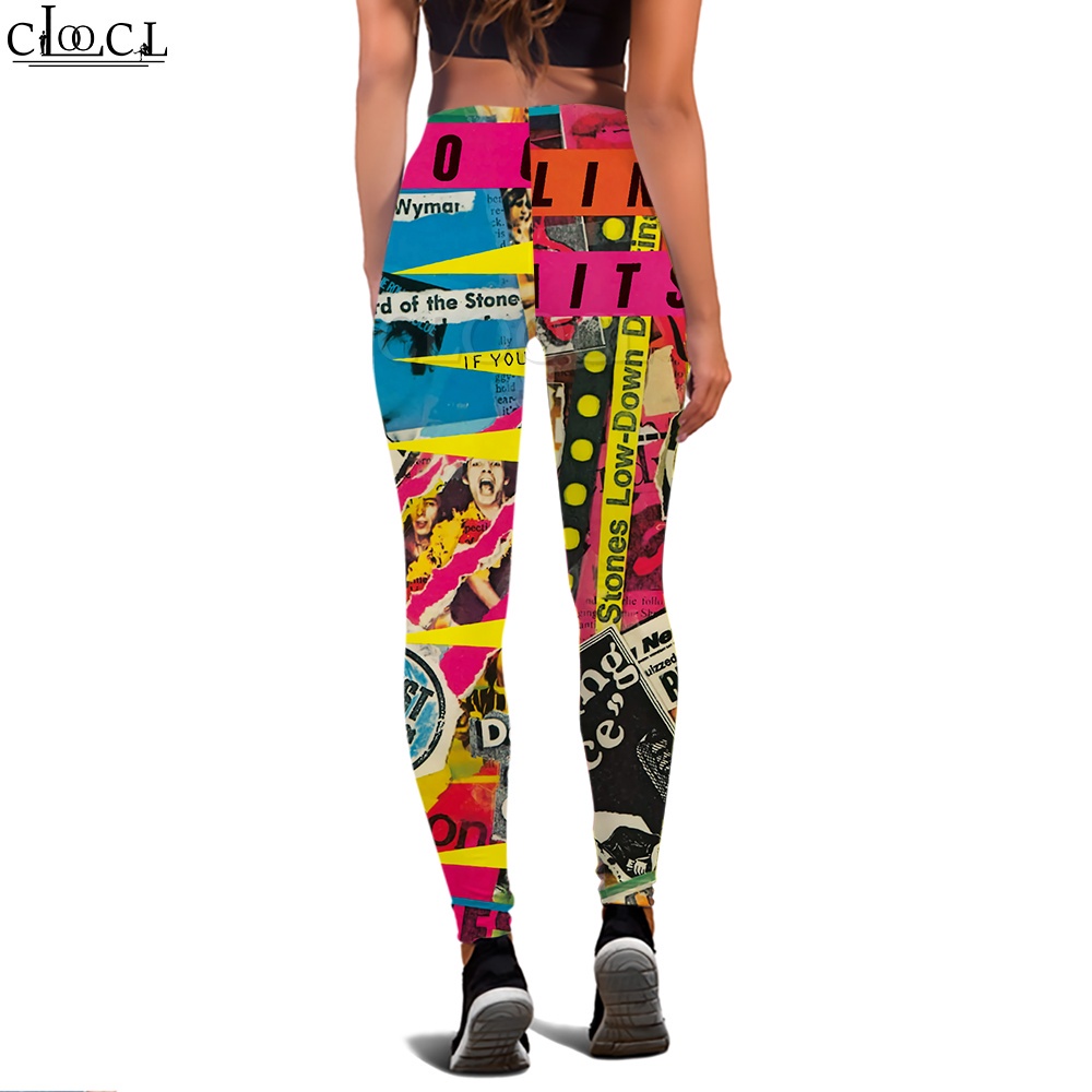 Quần Legging Tập Yoga Lưng Cao Co Giãn In Họa Tiết Thời Trang Cho Nữ