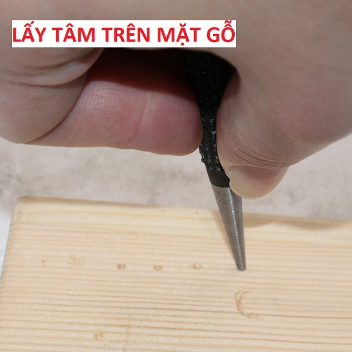 ĐINH ĐỤC LỖ LẤY TÂM CHUẨN trên mặt phăng dễ khoan không bị trượt  – 921
