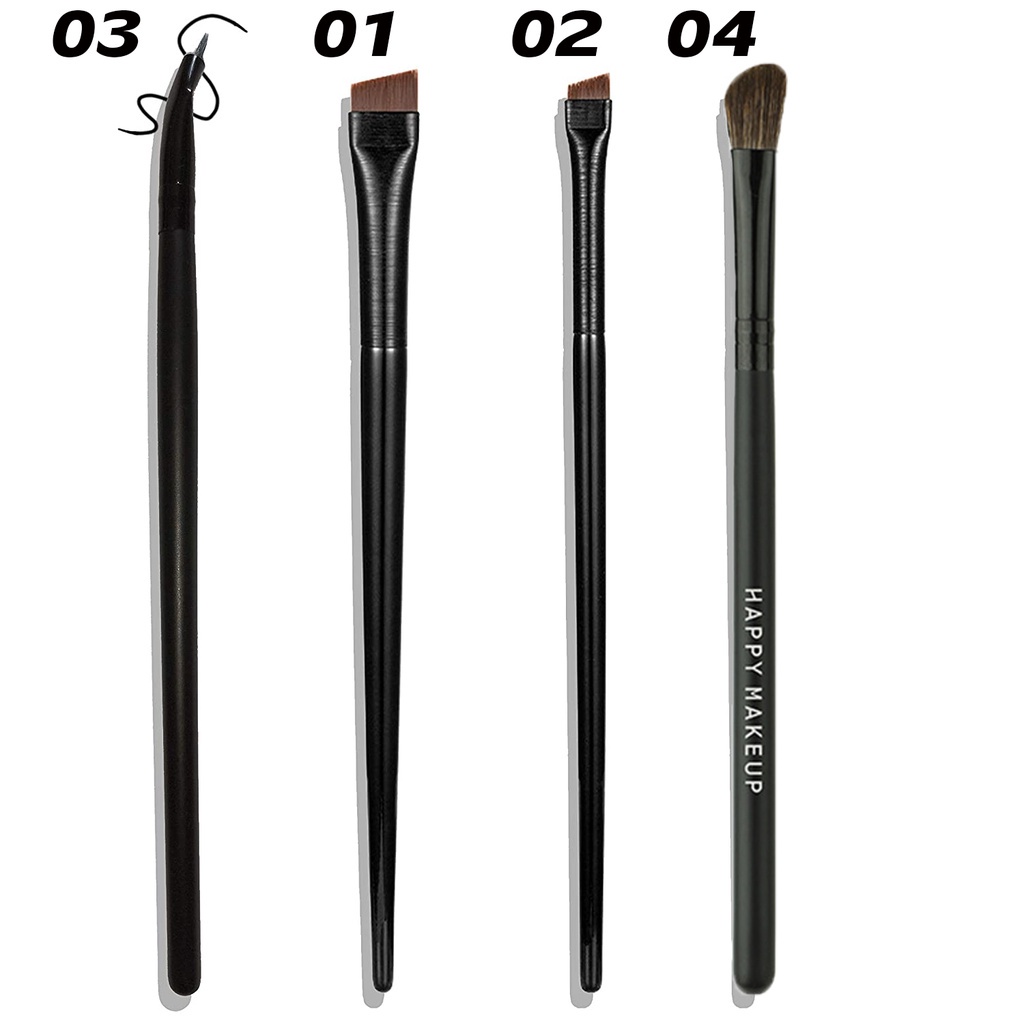 Set 1/2/4 Cọ Trang Điểm Kẻ Mắt/Lông Mày Đầu Cọ Mềm Siêu Mỏng Chuyên Nghiệp
