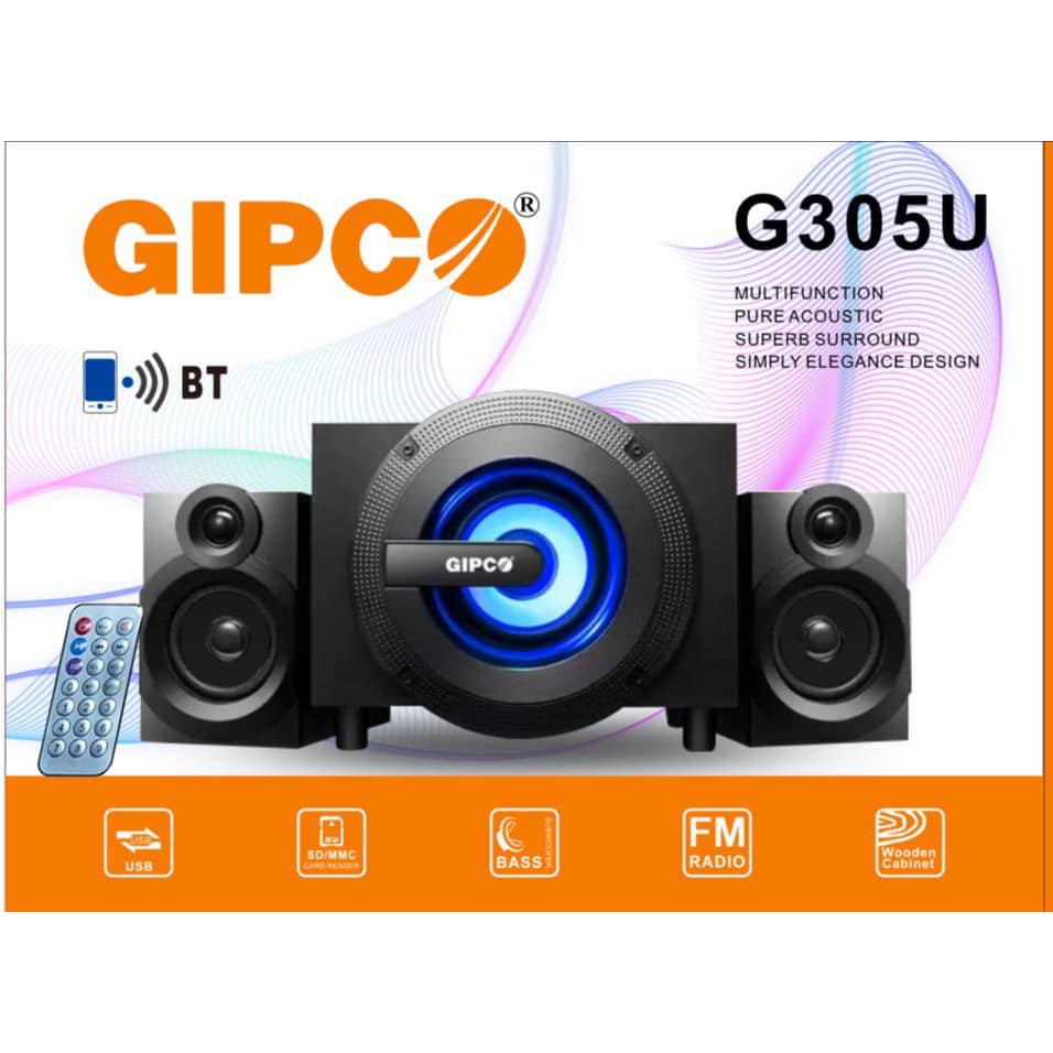 Loa Vi Tính Gipco G305U và G309U - Bảo Hành 12 Tháng