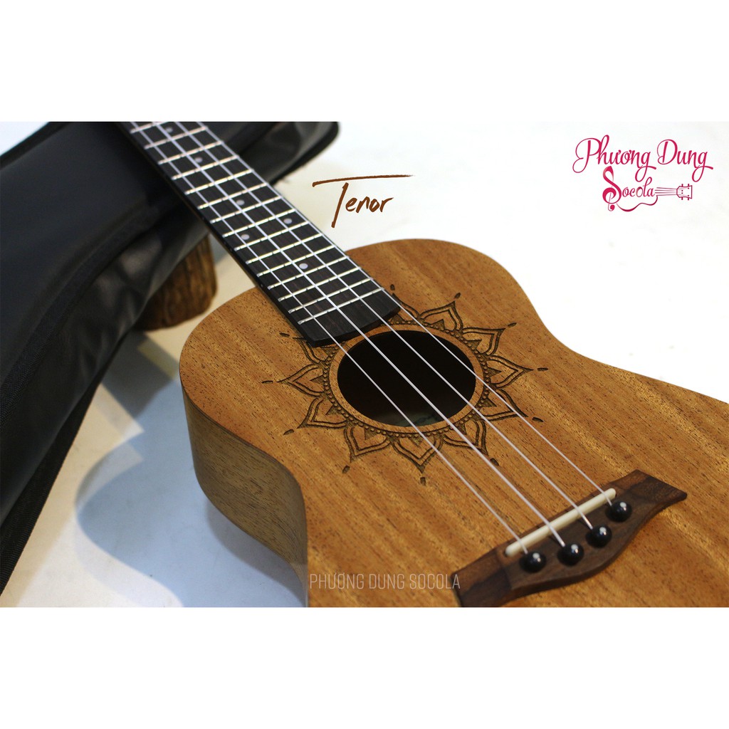 Đàn Ukulele Gỗ chính hãng Kaysen size Tenor - Nature