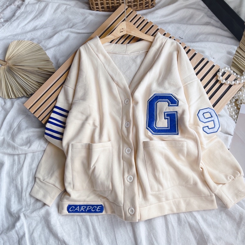 ÁO KHOÁC CARDIGAN KEM CHỮ G (TH)