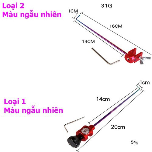 Gạt Rọng Cá Câu Đài, Gạt Gắn Rộng Cá - Phụ Kiện Đồ Câu Đài Cao Cấp