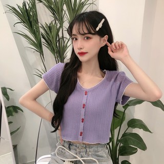 Áo kiểu ngắn dáng ôm dành cho nữ