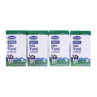 Sữa Tươi Tiệt Trùng Vinamilk Có Đường Hộp 110ml (thùng 48 hộp)