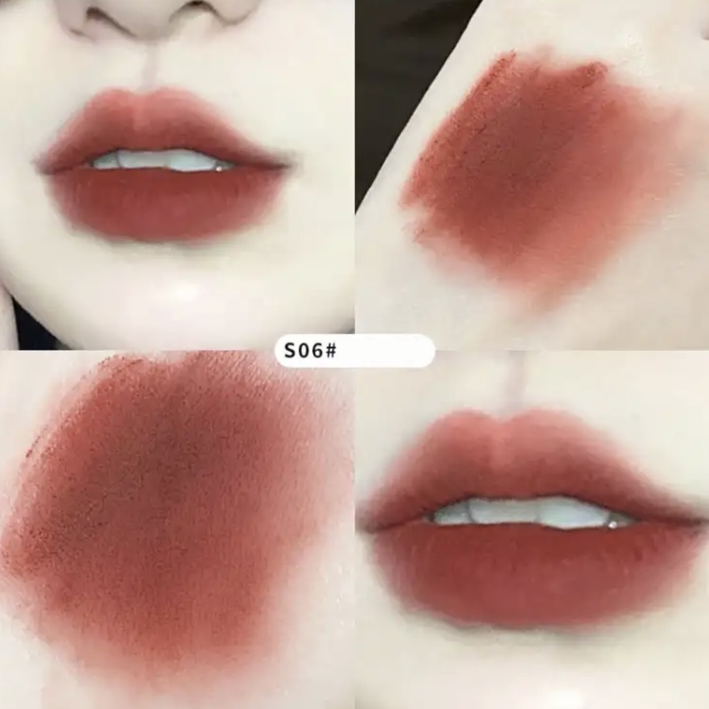 Dầu Dưỡng Môi Kakashow Chống Thấm Nước Tạo Hiệu Ứng Gương Hồng Hào Màu Hồng Cherry
