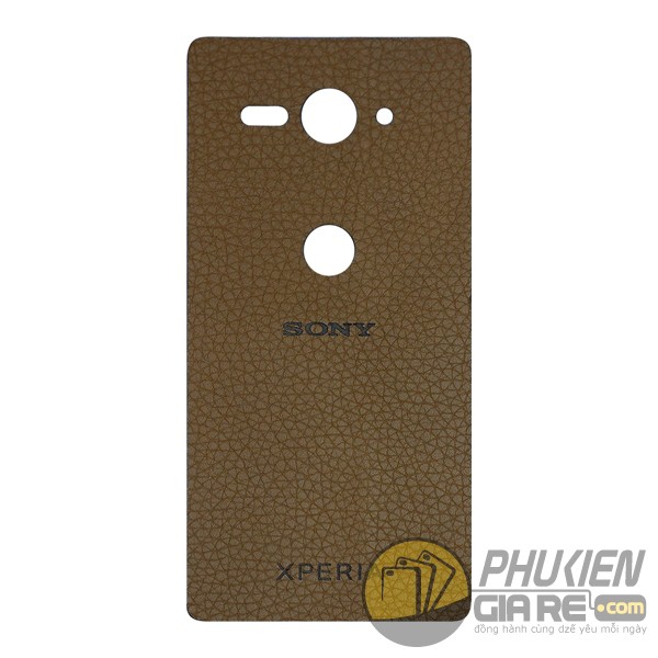 Miếng dán da Sony XZ2 Compact da bò 100% (Made in Việt Nam)