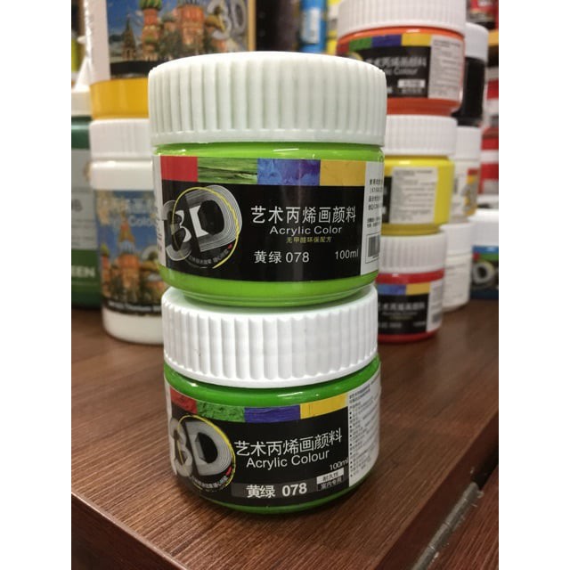 Màu vẽ 3d acrylic hàng chuẩn tại Hà Nội