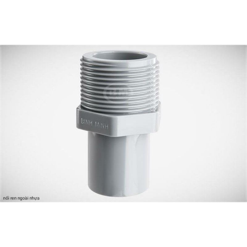 Nối ren trong, ren ngoài 90mm co phi 90 ống nhựa bình minh