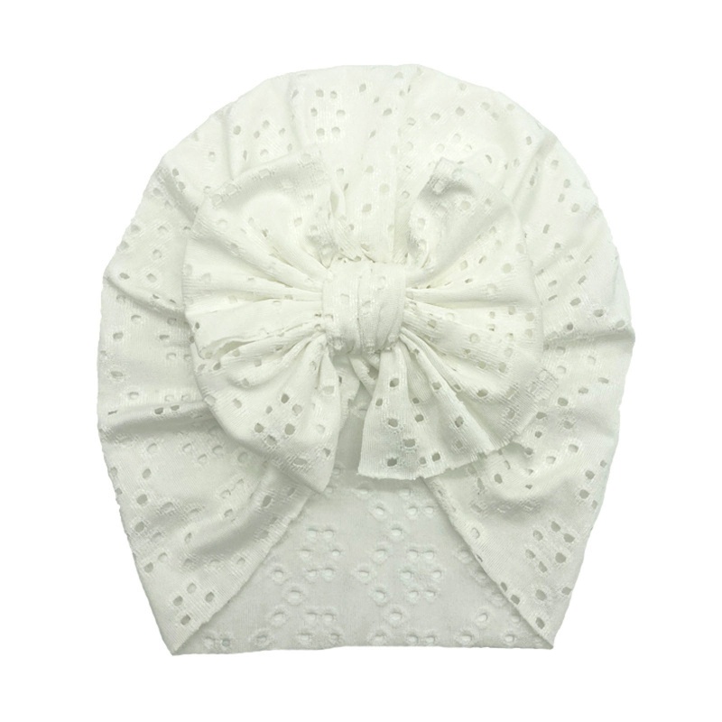 Mũ Polyester Thắt Nút Thoáng Khí Mùa Hè Cho Bé Sơ Sinh