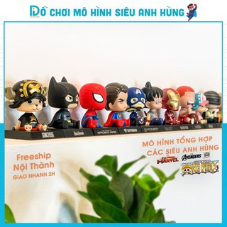 Mô hình biệt đội siêu anh hùng tổng hợp các mẫu avenger, onepice, 7 viên ngọc rồng, marvel, slamdunk, pubg