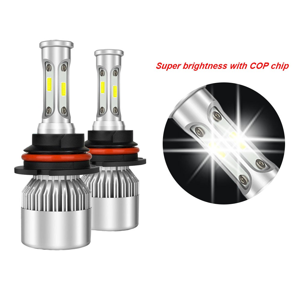 Đèn Pha Led 9007 Hb5 6000k Siêu Sáng Cho Xe Jeep Liberty 2002-2007