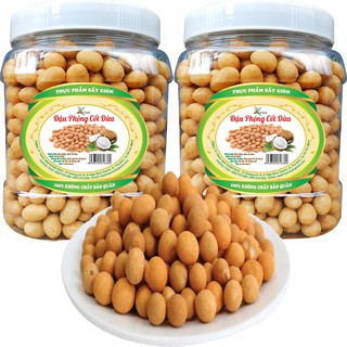  1KG ĐẬU PHỘNG CỐT DỪA SẤY GIÒN HIỆU SK FOOD 