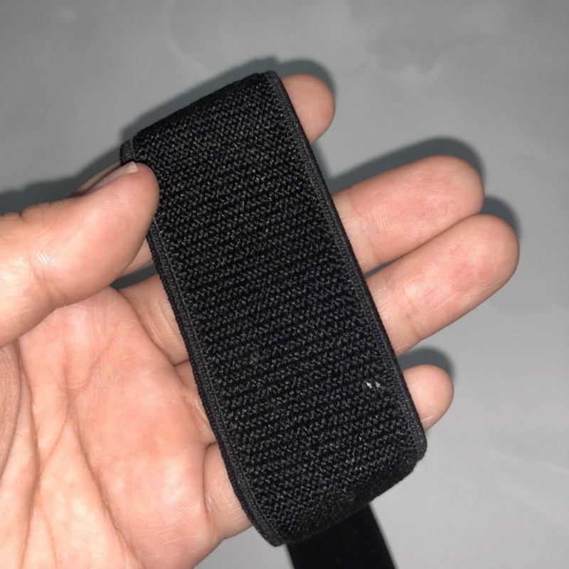 1m Thun Gân Đen Bản Rộng 3,5cm (3,5F) Hàng Công Ty