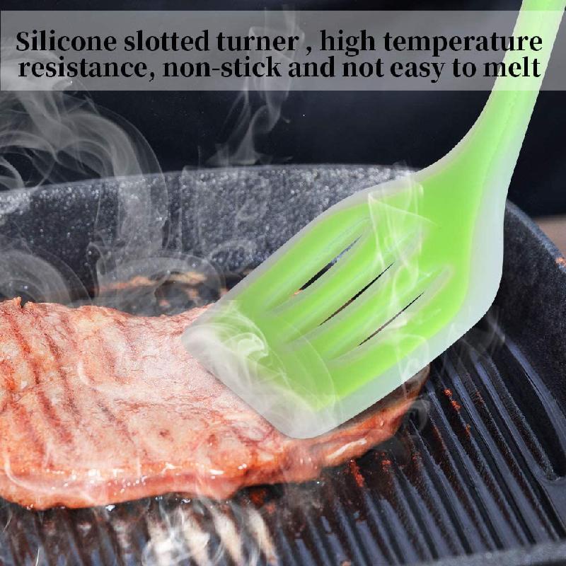 JOSMOMO Thìa nấu ăn silicon chống dính Xẻng xào chảo quay