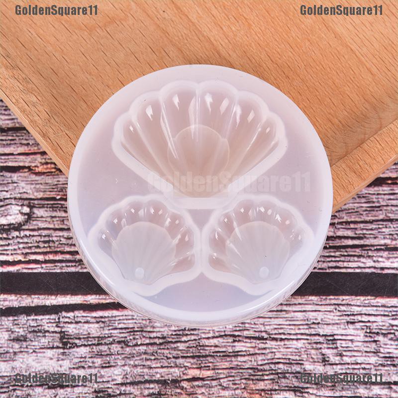 Khuôn Silicone Tạo Hình Làm Bánh Kẹo Hình Vỏ Sò DIY