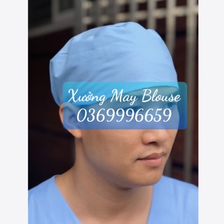 Mũ vải blouse màu Xanh dương