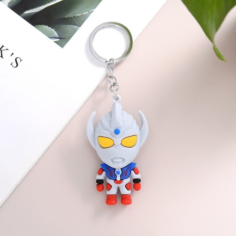 Móc Chìa Khóa Xe Hơi Hình Ultraman Cá Tính Cho Học Sinh
