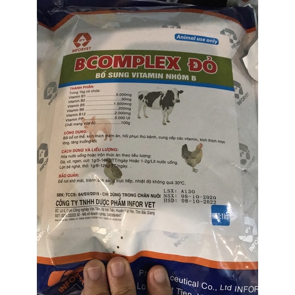 Bcomplex đỏ gói 1kg