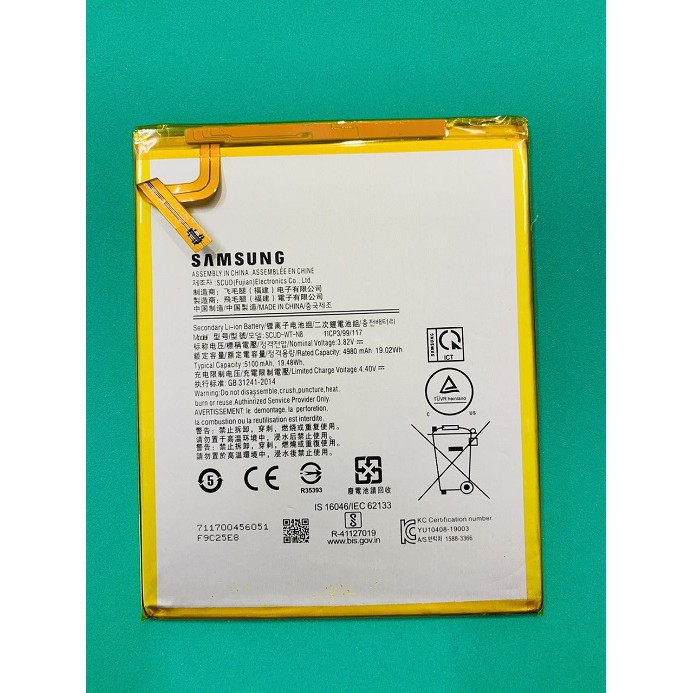 [Mã ELFLASH5 giảm 20K đơn 50K] Pin thay xịn cho Samsung Galaxy Tab A8 8.0 SM-T295 Dung lượng 4980mAh