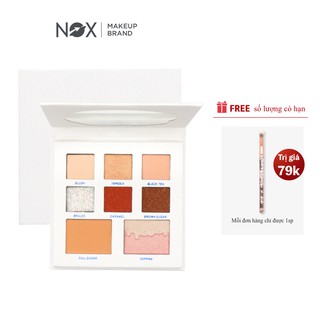 Bảng Phấn Mắt NOX 9 Màu Thời Thượng 9g