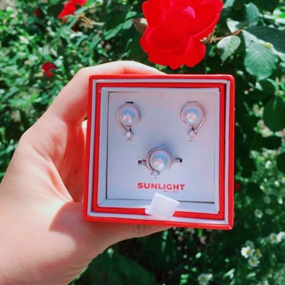 Khuyên tai nữ bạc 925 hãng sunlight sản xuất tại Nga